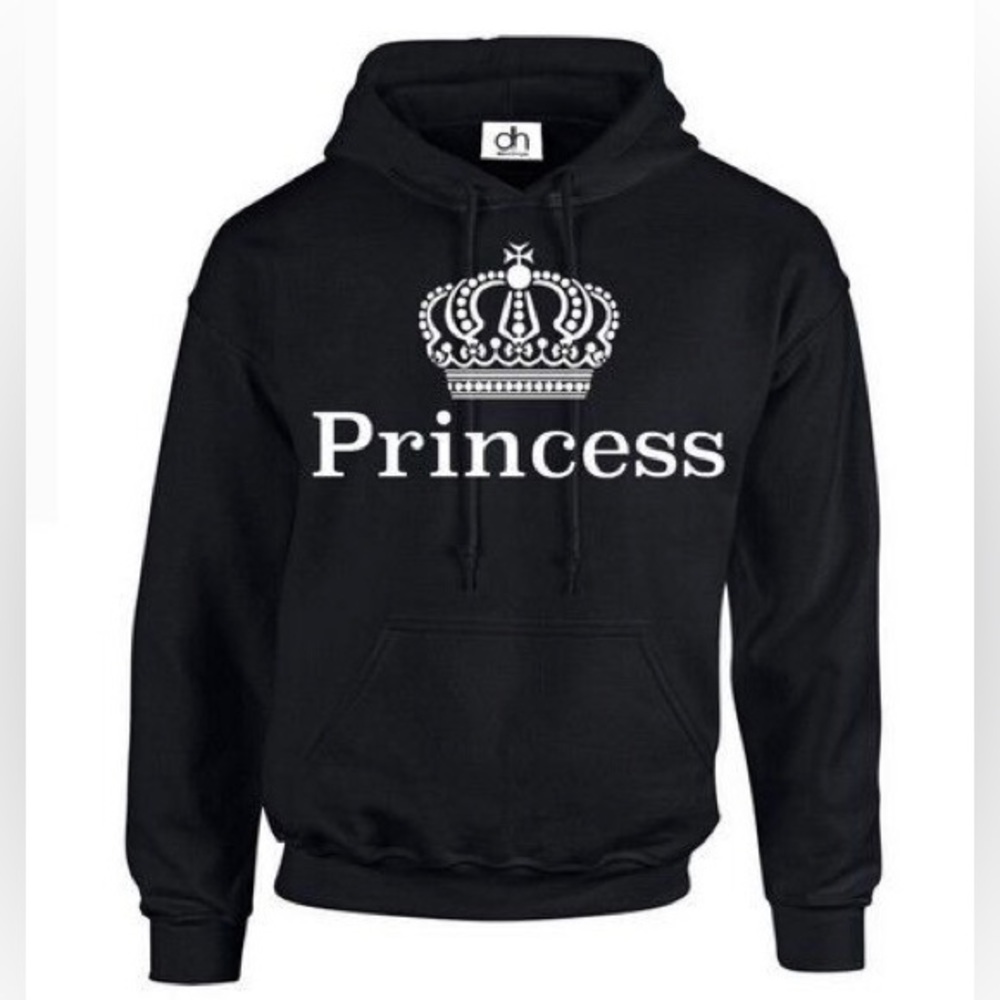 Princess Hoodie - Black Size Medium